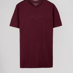 T-SHIRT Teddy Smith T-JIM MC DARK WINE