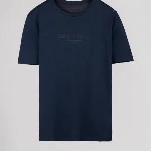 T-SHIRT Teddy Smith T-JIM MC TOTAL NAVY