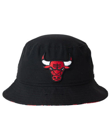 Bob Print Infill Chicago Bulls Noir New Era – Image 3