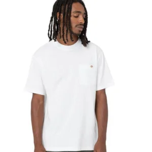 TSHIRT DICKIES A POCHE BLANC