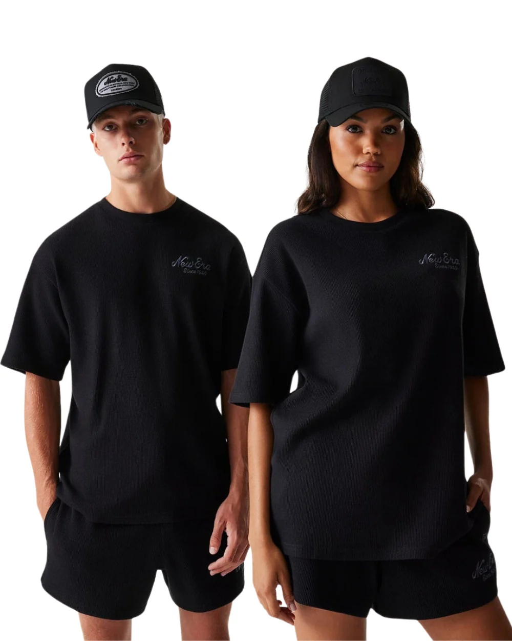 T-SHIRT NEW ERA WAFFLE NOIR