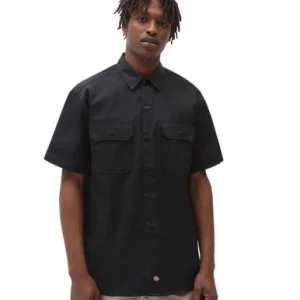 CHEMISE MANCHE COURTE DICKIES NOIR