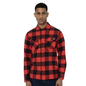 CHEMISE DICKIES SACRAMENTO ROUGE/NOIR
