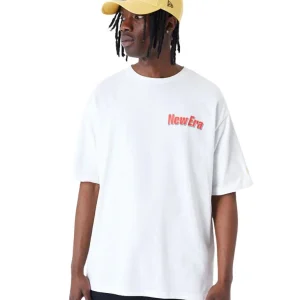 T-SHIRT OVERSIZE NEW ERA CACTUS BLANC