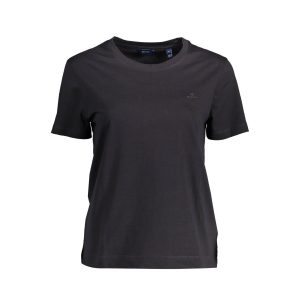 T SHIRT GANT COL FBLACK