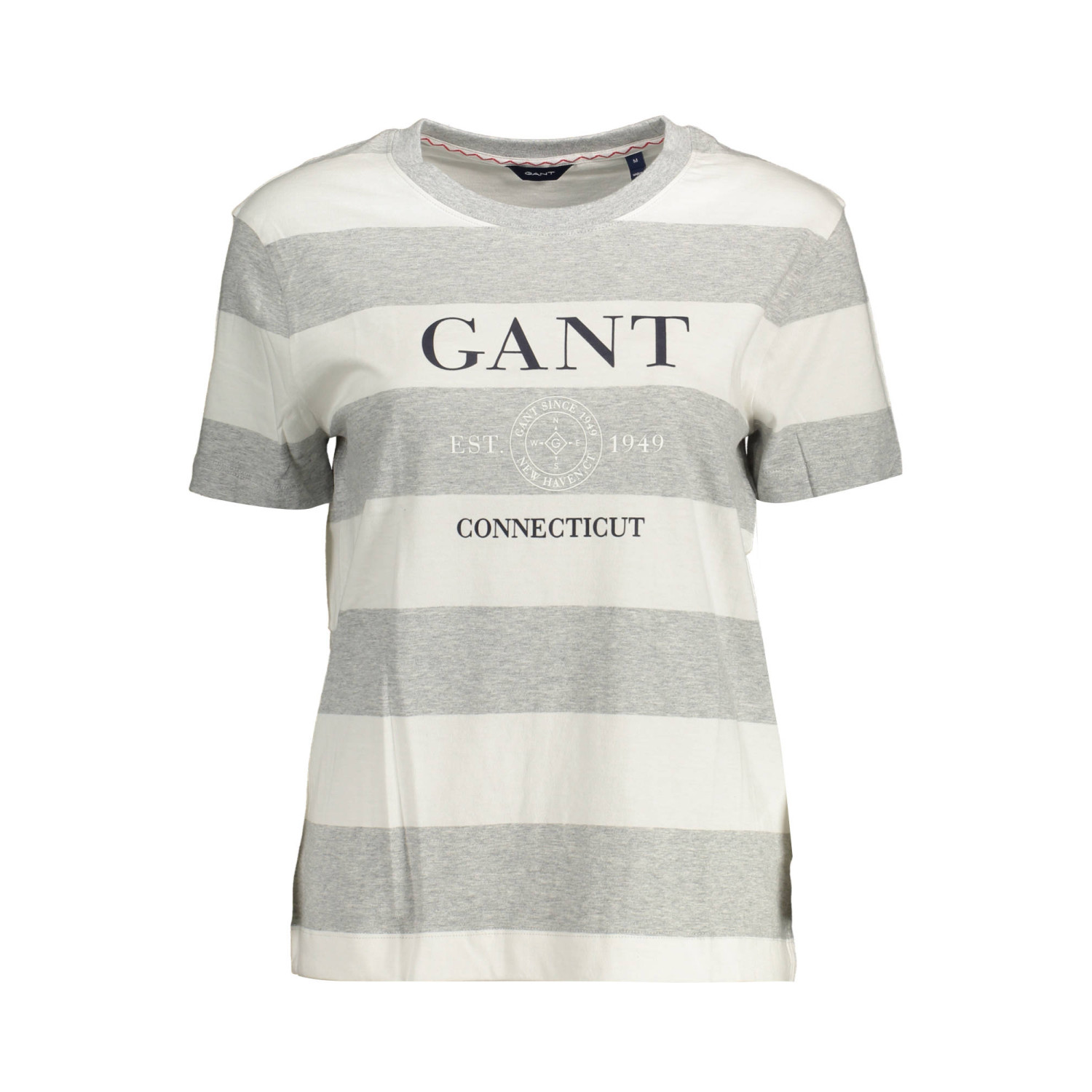 T SHIRT GANT COL MARIN GREY – Image 2