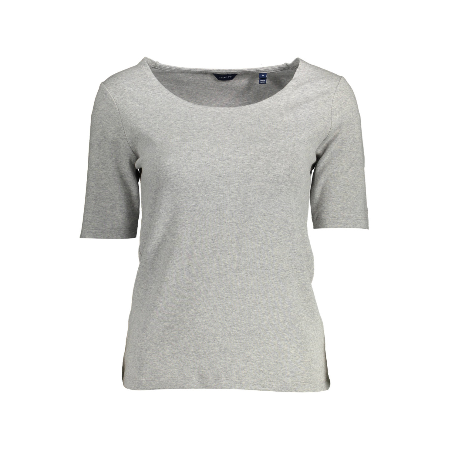 T SHIRT GANT COL ROND GREY