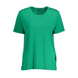 T SHIRT GANT COL ROND GREEN