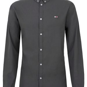 CHEMISE HOMME TOMMY JEANS GREY POPLIN