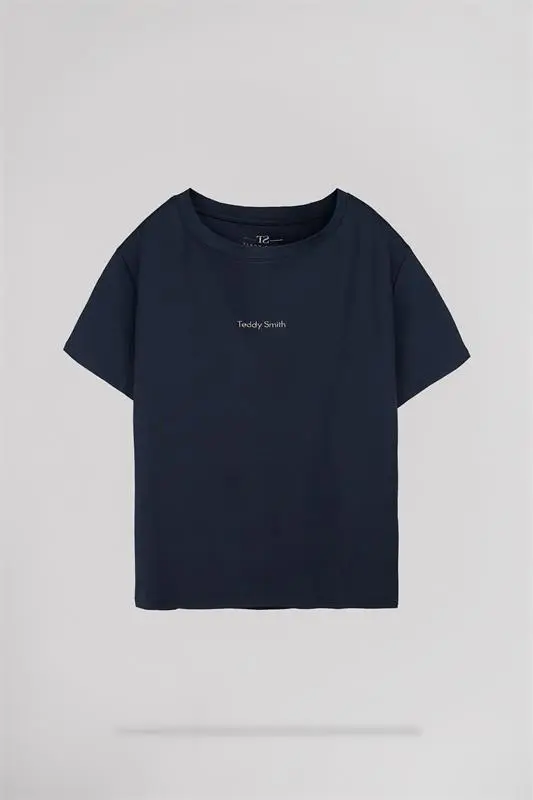 T-SHIRT Teddy Smith FEMME T-RIBELLE BEACH NOIR – Image 2