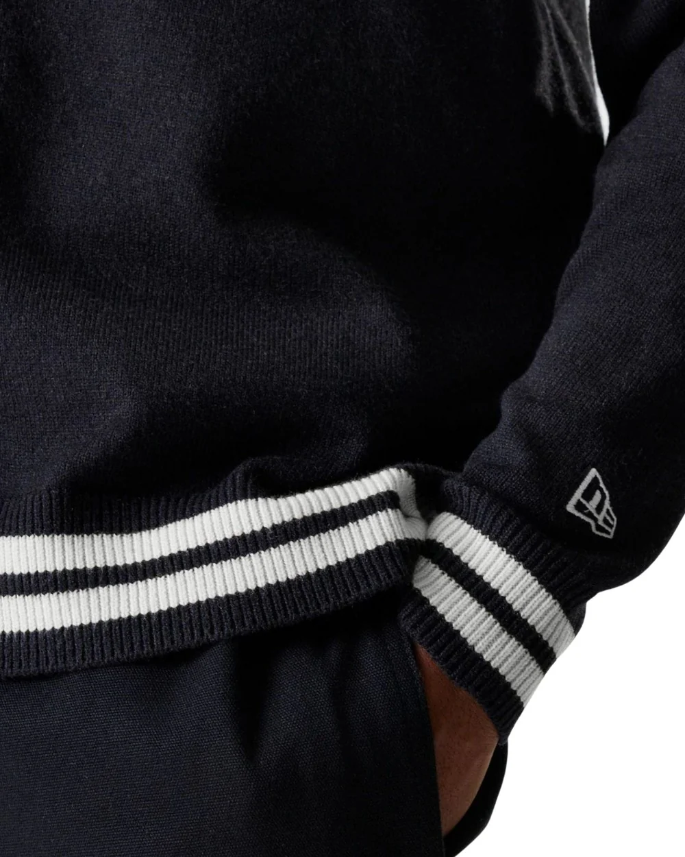 CARDIGAN NEW ERA KNIT NY YANKEES NOIR – Image 4