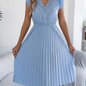 AVP PASSION: V-Neck Maxi Swing Dress – Summer 2025