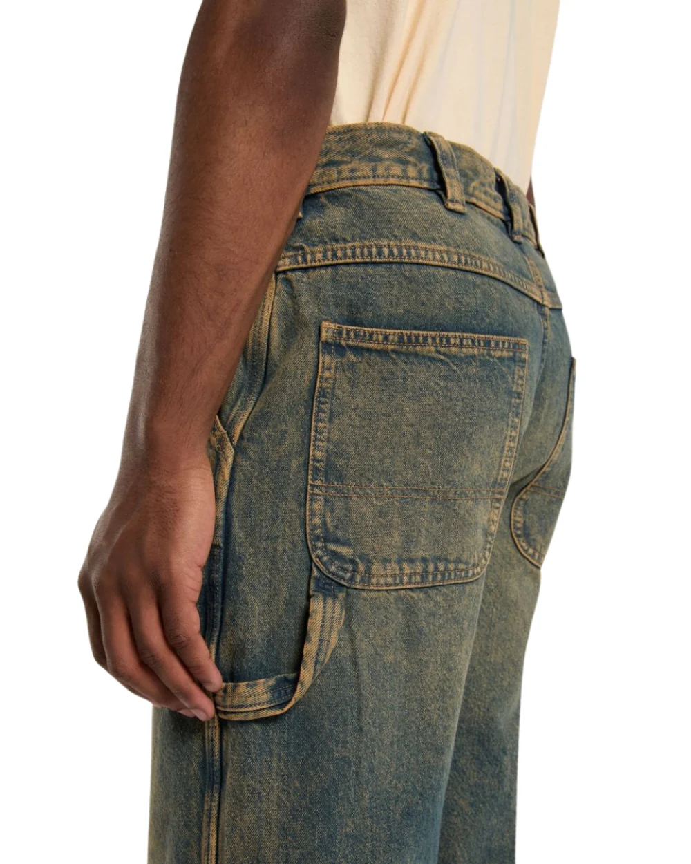 BAGGY DICKIES STEVENSVILLE YELLOW FAD – Image 5