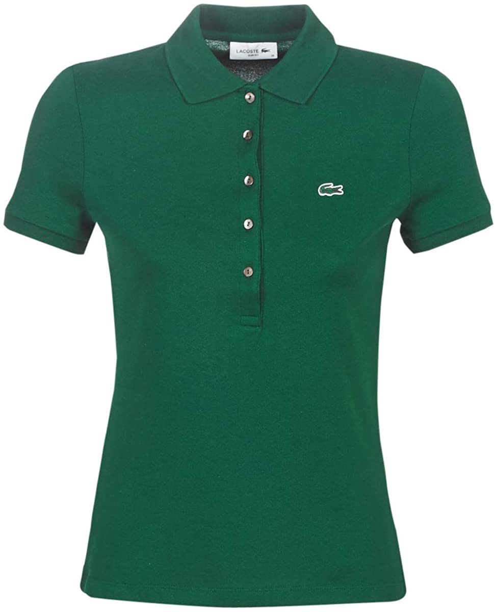 Polo Lacoste Femme Green
