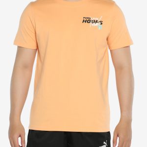 T SHIRT PUMA HOOPS PEACH