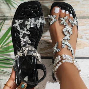 AVP PASSION: Bling Flat PVC Summer Sandals