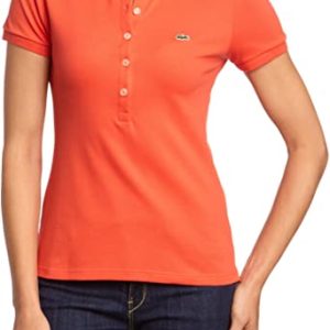 POLO LACOSTE FEMME ORANGE