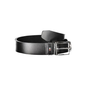 Ceinture TH cuir BLK
