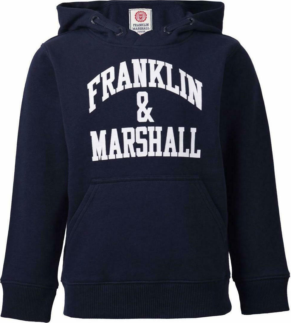 FRANKLIN M Hoodie Navy – Image 2