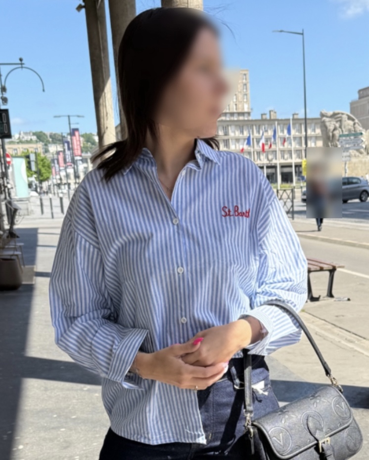 Blouse St Barth BLUE