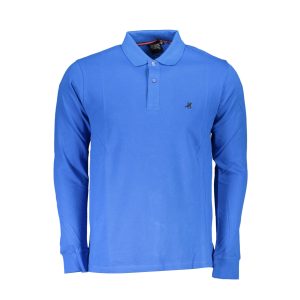 US GRAND POLO MANCHES LONGUES BLUE POLO