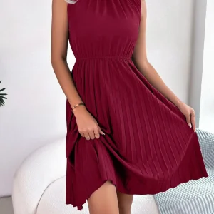 AVP PASSION: Summer Breeze Ruffle Pleated Dress