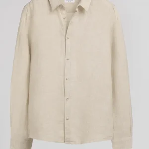 Chemise Lin Teddy Smith Linen ML BEIGE