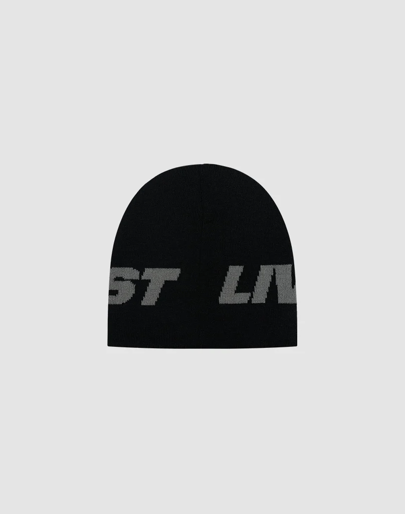 Live Fast Jacquard Beanie – Image 3