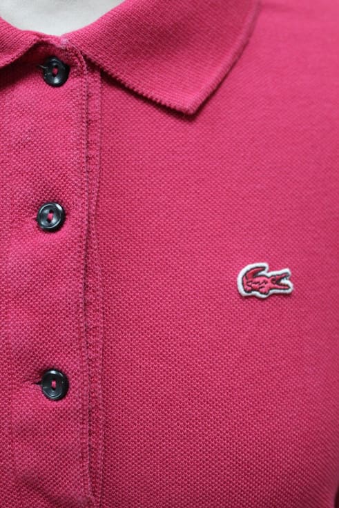 Polo Lacoste Femme Framboise