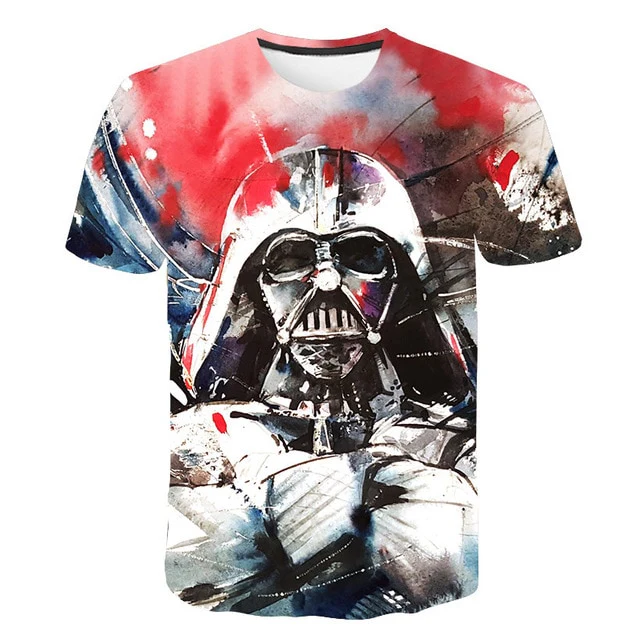 T-SHIRT STAR WARS DARK VADOR MULTICOLORE