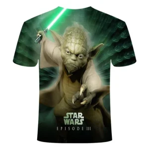 T-SHIRT STAR WARS GUERRIER YODA