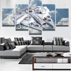 Tableau Star Wars Faucon Millénium