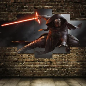 Tableau Star Wars Kylo Ren Au Combat