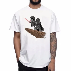 T-SHIRT STAR WARS KYLO REN EN SIMBA (HOMME)
