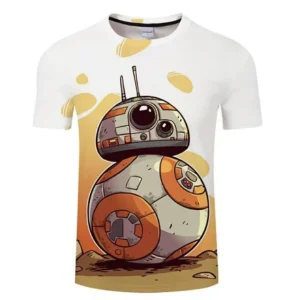 T-SHIRT STAR WARS DESSIN BB-8