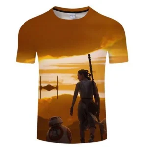 T-SHIRT STAR WARS 7 (REY)