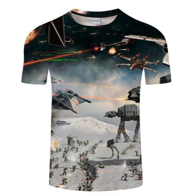 T-SHIRT STAR WARS BATAILLE