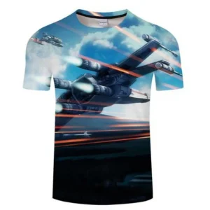 T-SHIRT STAR WARS X WING (COMBAT)