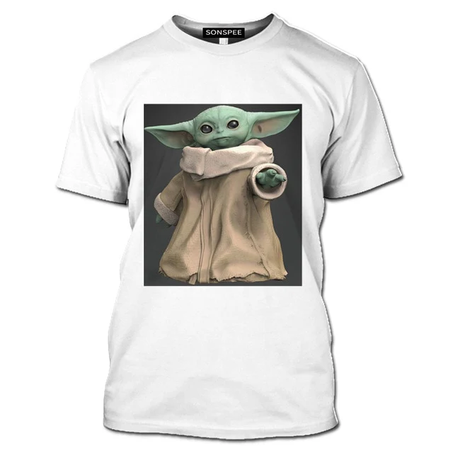 T-SHIRT STAR WARS BABY YODA POUR HOMME