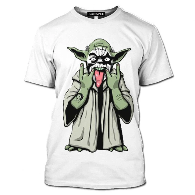 T-SHIRT STAR WARS YODA ROCKEUR