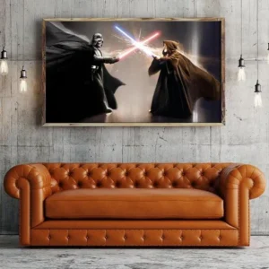 Tableau Star Wars Kenobi Vs Vador