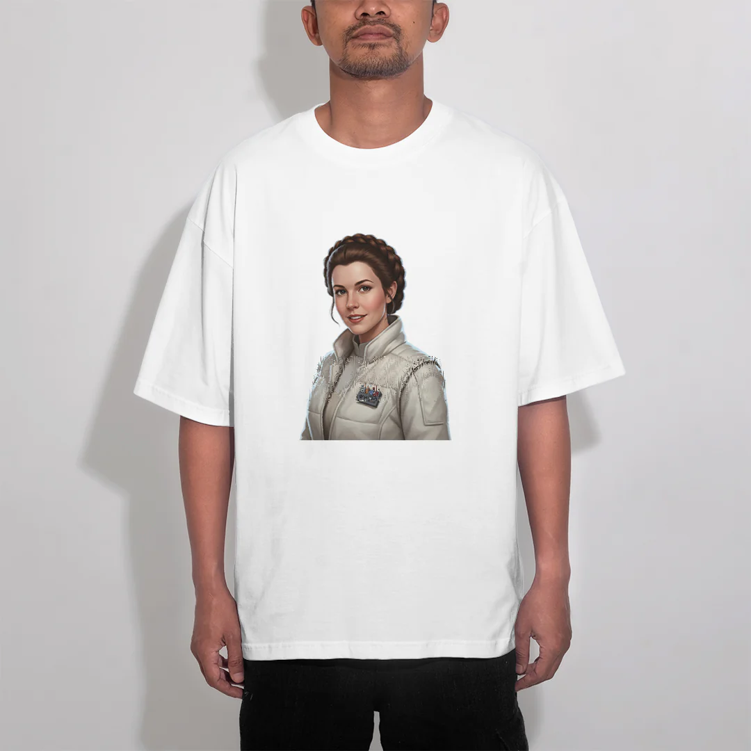 t-shirt oversize leia – Image 2