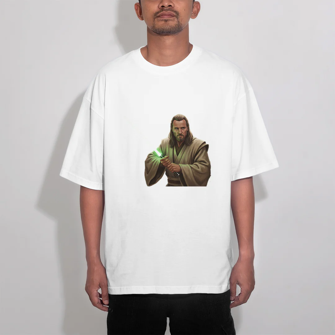t-shirt oversize qui gon jinn – Image 2