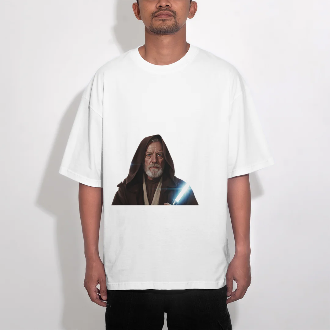 t-shirt oversize star wars ben kenobi – Image 2