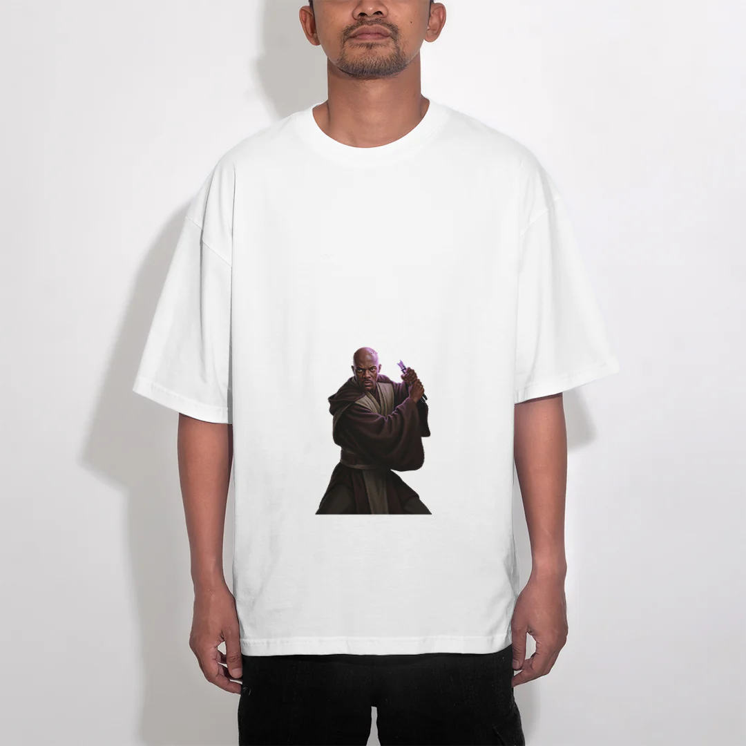 t-shirt oversize star wars mace windu