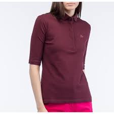 Polo Lacoste Femme wine – Image 2